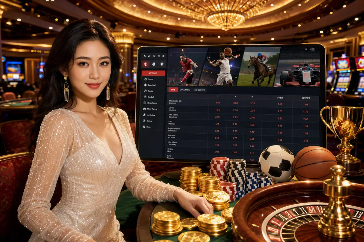 kiss988 Casino meja live baccarat dealer sebenar